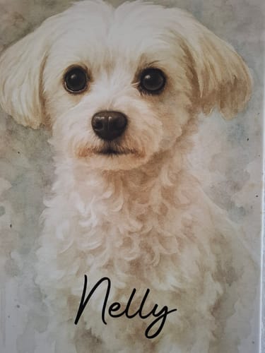 Customer photo review of Dein Haustier als Porträt - Individuelle Leinwand