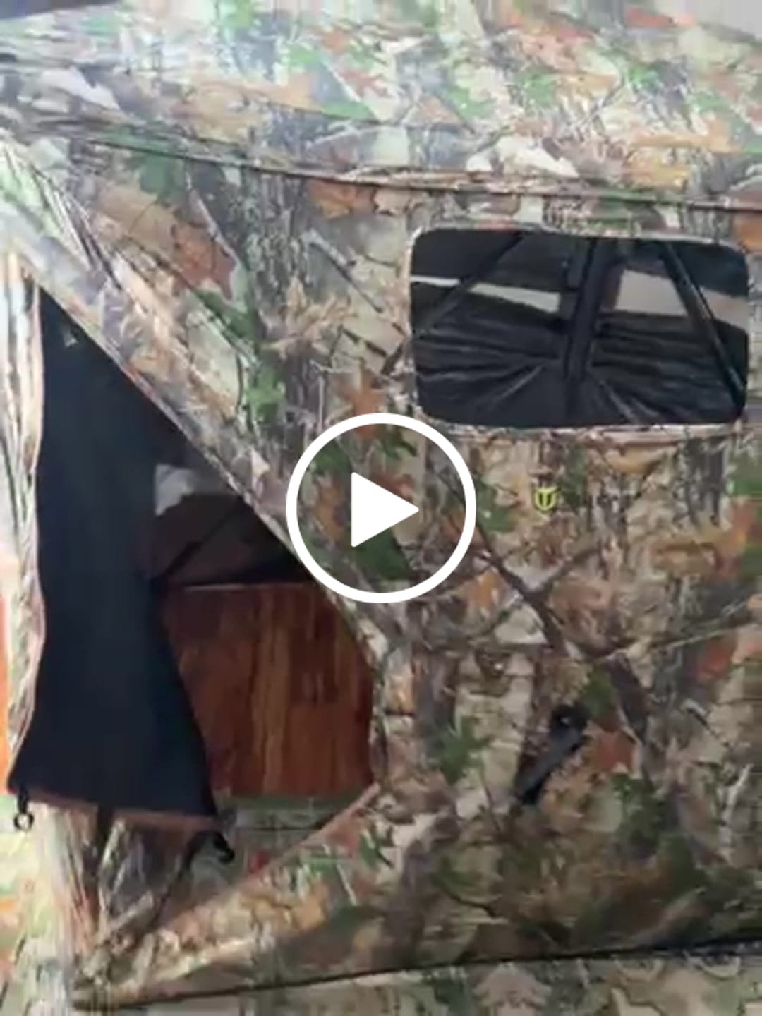 Customer video review of VisX/VisMax 270 Degree See Through Pop Up Hunting Blind