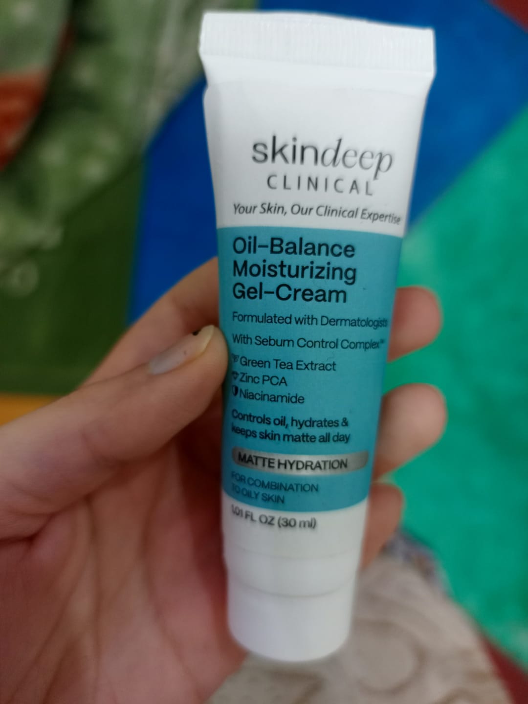 Customer photo review of Gel-to-Foam Facial Cleanser