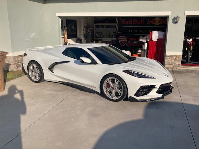 Customer photo review of Corvette C8 Front Splitter [5VM Package]