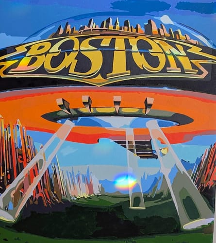 Customer photo review of Custom Landscape Paint By Numbers