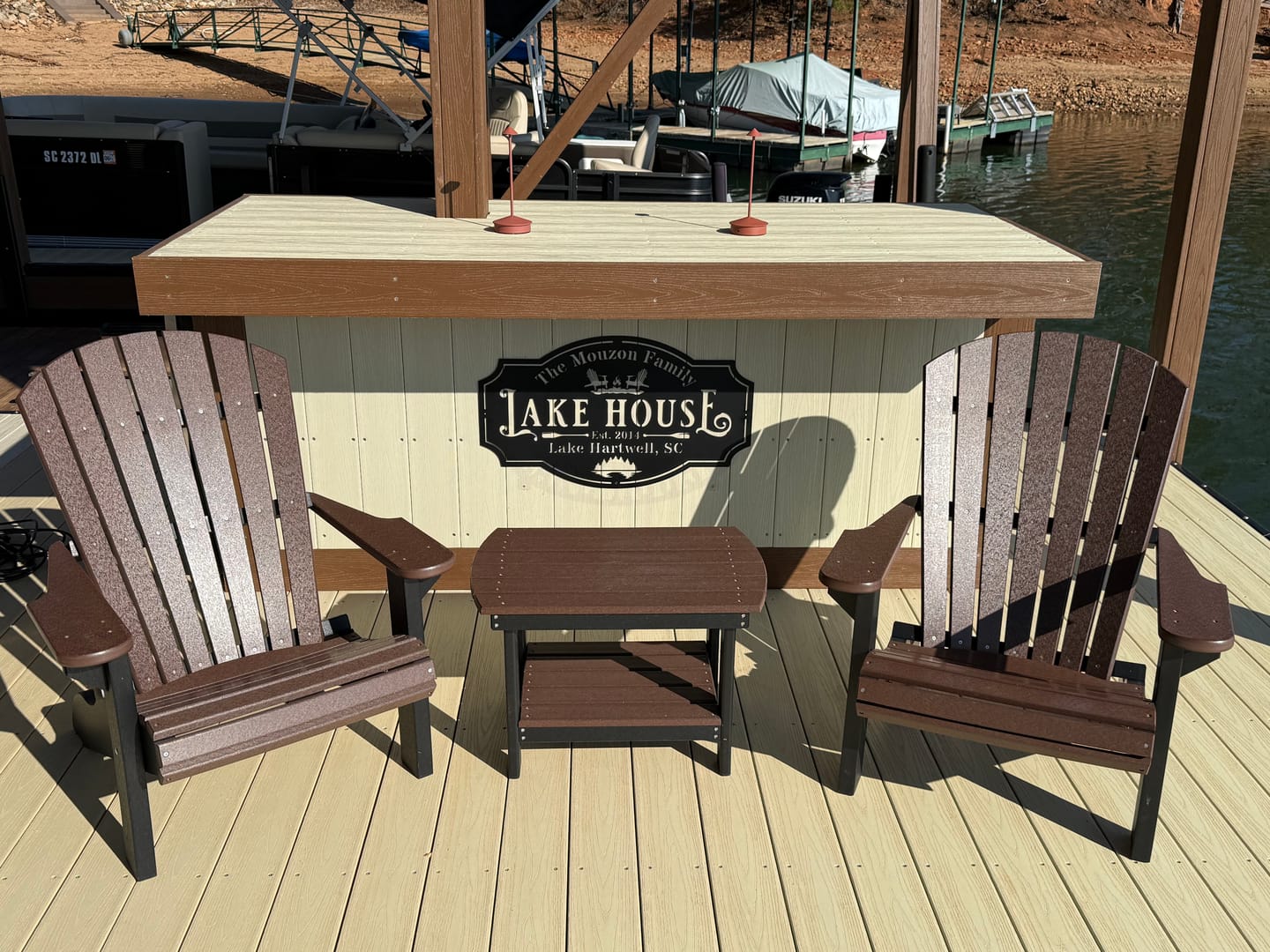 Customer photo review of Lake House I Metal Sign