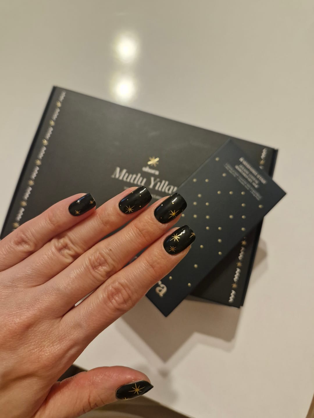 Customer photo review of Infinite Glow Jel Tırnak Seti - #KışaVeda