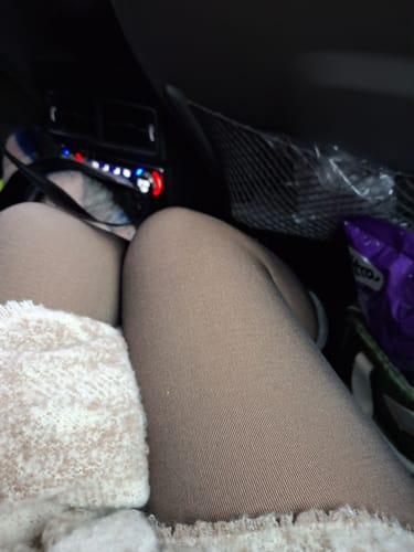 Customer photo review of New Compression Band Model One-Seam Translucent Fleece Lined Tights
