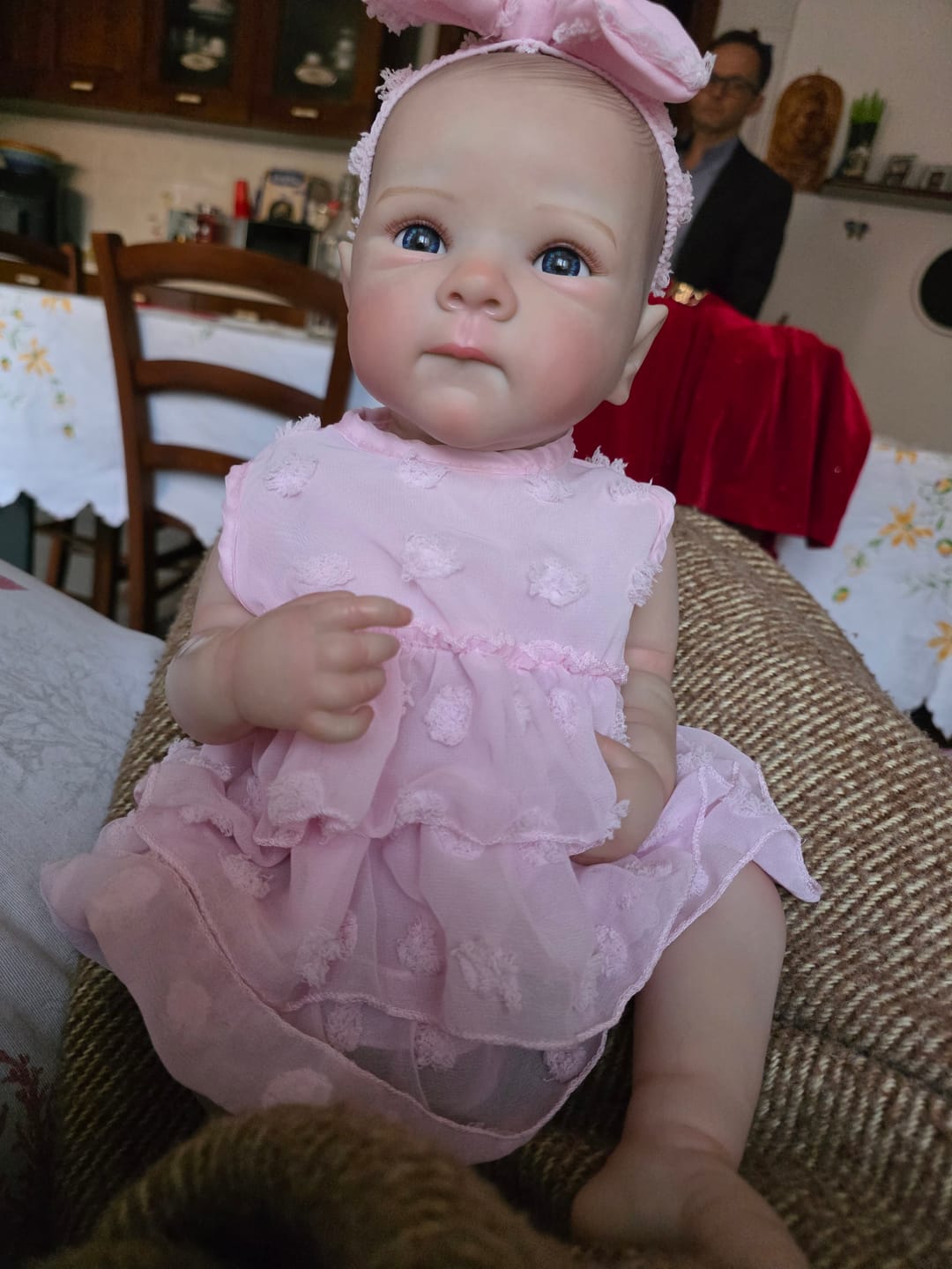 Customer photo review of Bambola reborn full silicone vinile altamente realistica - BETTIE