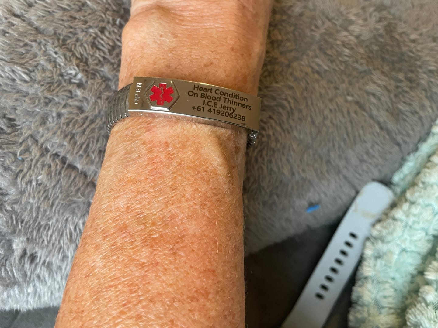 Customer photo review of SilverVault Medical ID Bracelet