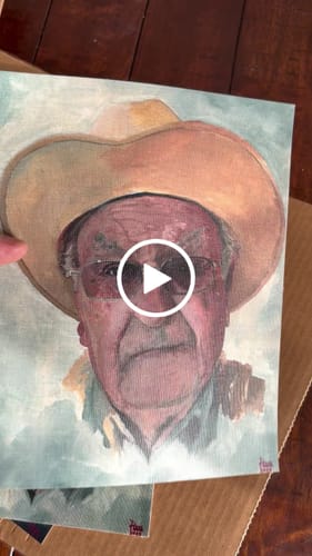 Customer video review of 8x10 Loose Canvas Prints