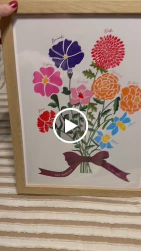 Customer video review of Family Bouquet