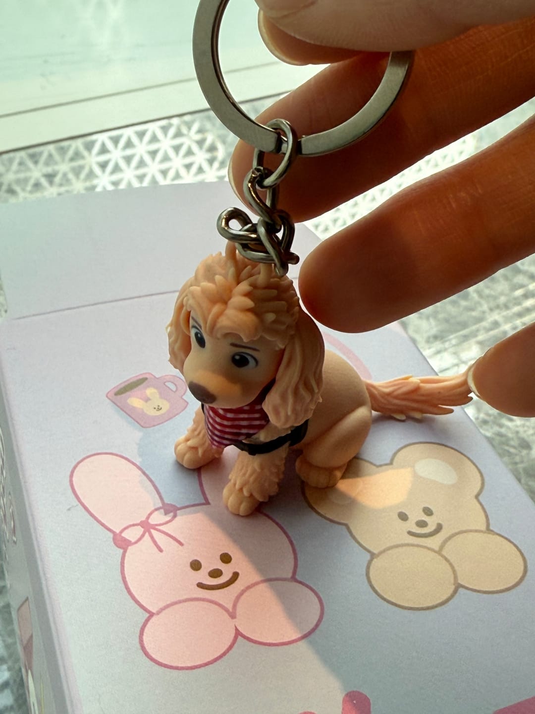 Customer photo review of Custom 3D Figure Keychain - Personalized Bag Charm from Photo