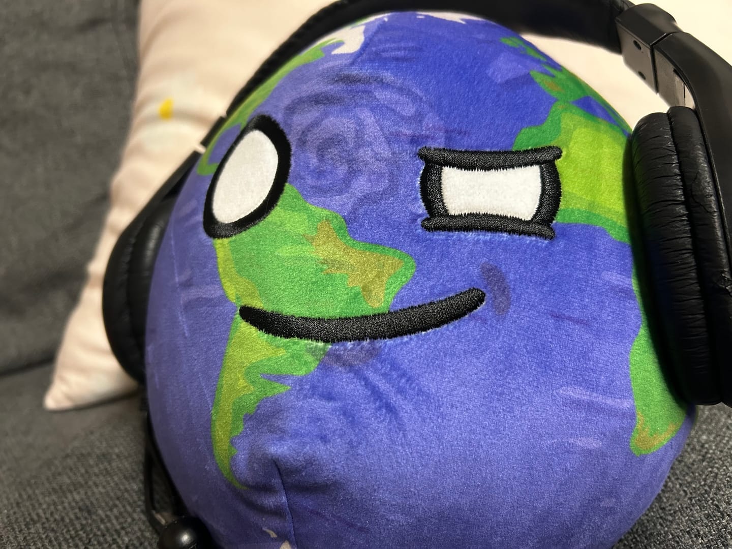 Customer photo review of The SolarBalls Earth Plush