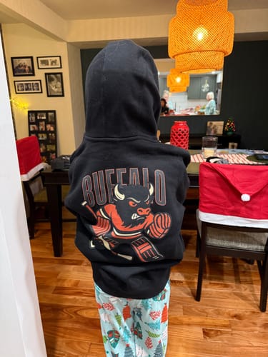 Customer photo review of Buffalo Hockey v1 Hoodie