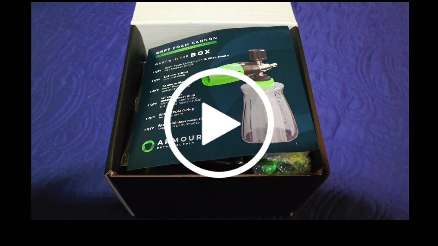 Customer video review of Armour DRFT Foam Cannon