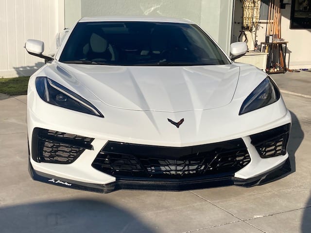 Customer photo review of 2020-Up Corvette C8 | Z06 Fascia Panel Grille Insert Cover