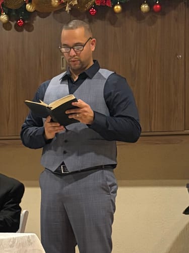 Customer photo review of Wrinkle-resistant Cotton-Lycra Shirt - Navy