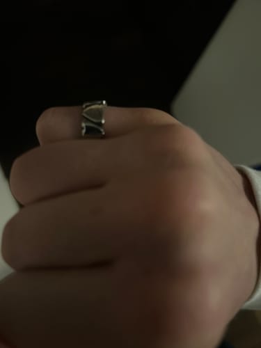 Customer photo review of KLAW RING | SILVER
