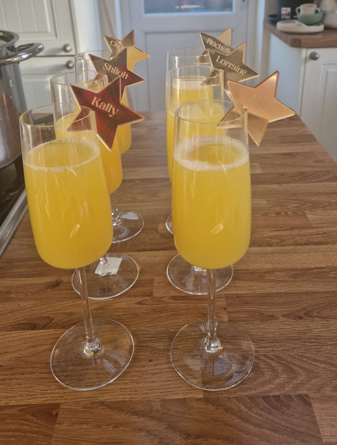 Customer photo review of Personalised Christmas Drink Charms