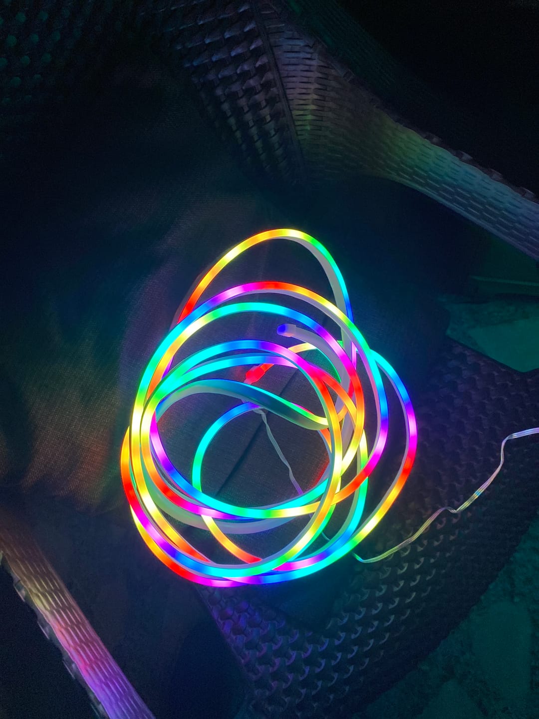 Customer photo review of Magic RGB Neon Strip Light (Dynamic lighting)