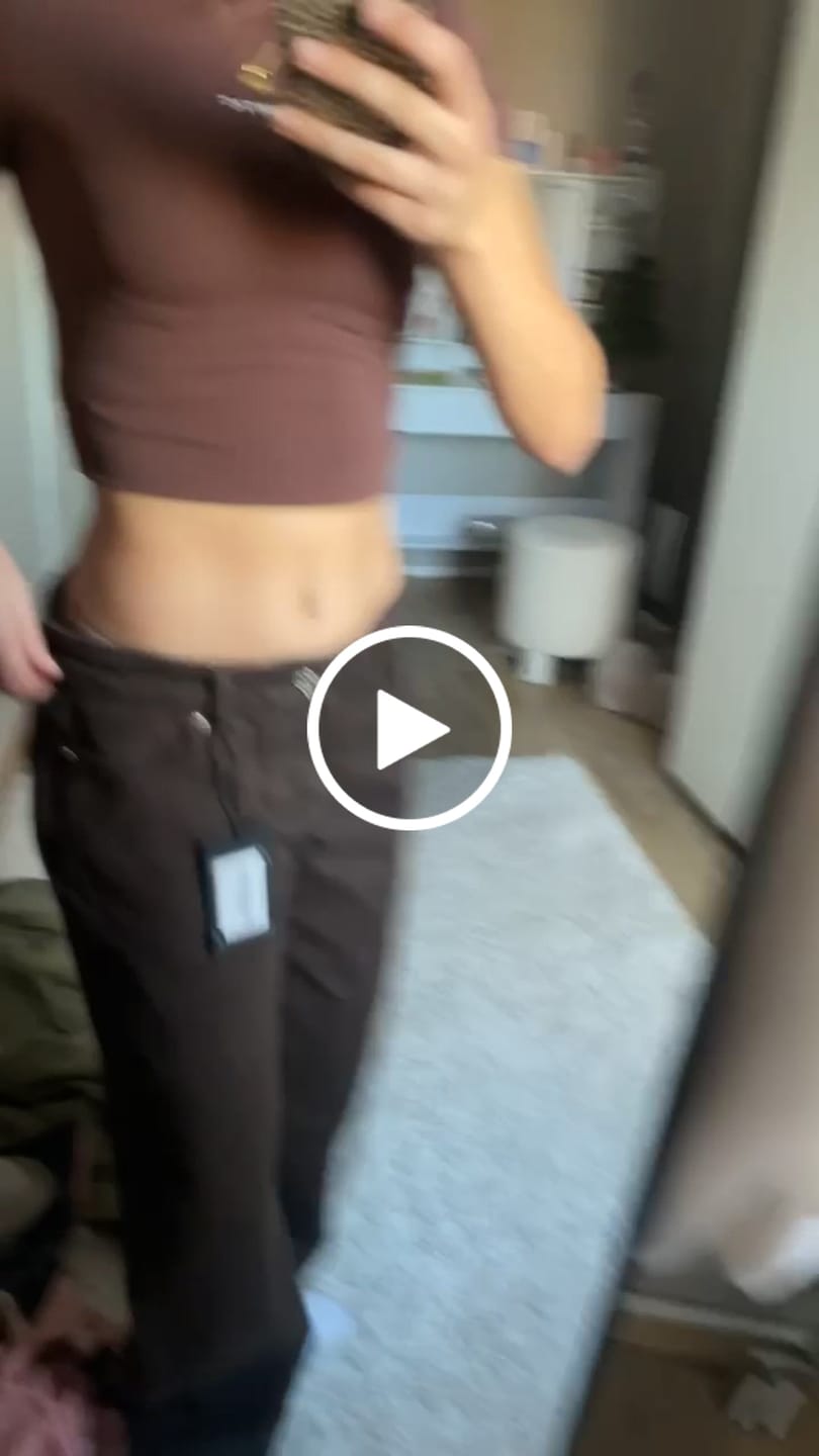 Customer video review of LOGO STITCH JEANS DARK BROWN