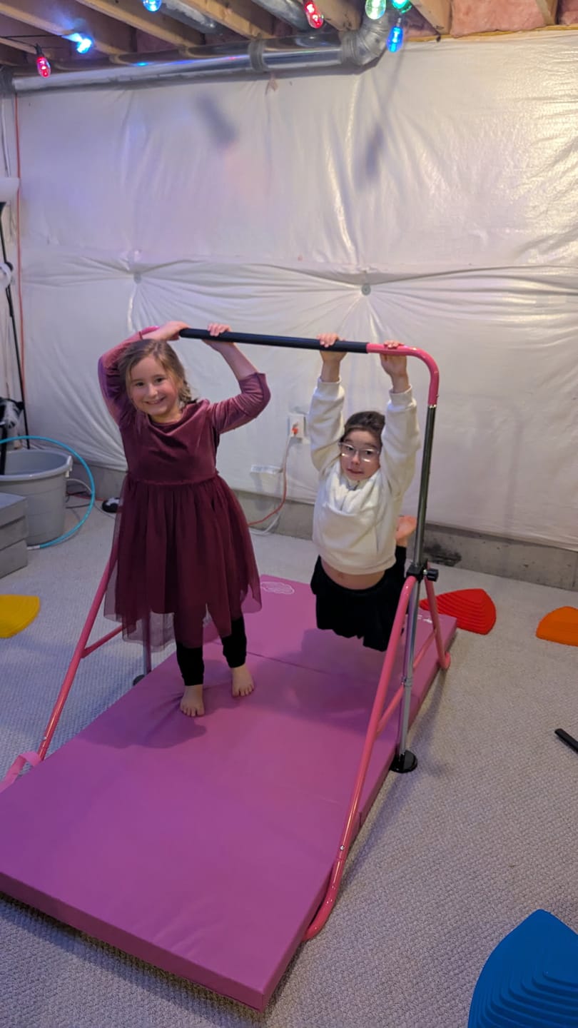 Customer photo review of Kangaroo Hoppers Kids’ Gymnastics kip bar bundle