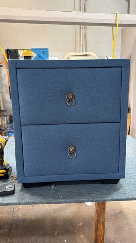 Customer photo review of Lion Head Bronze Drawer Ring Pull - 43mm x 67mm