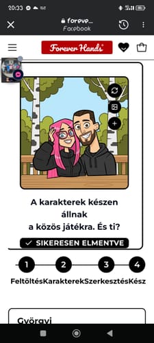Customer photo review of Egyedi Társasjáték | Páros