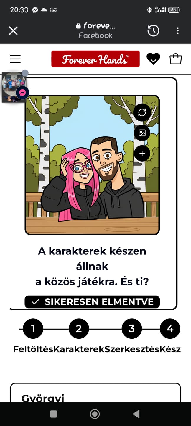 Customer photo review of Egyedi Társasjáték | Páros