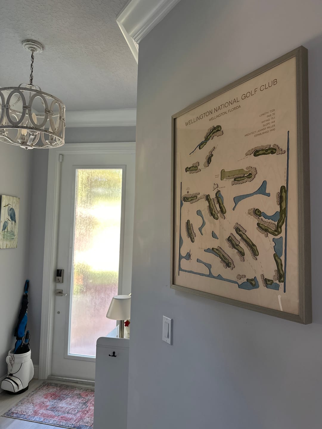 Customer photo review of Custom 3D Multi-Layer Golf Map