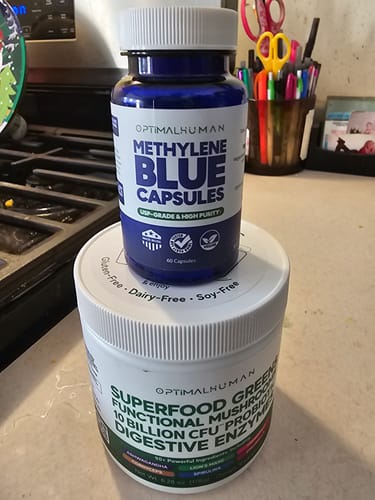 Customer photo review of Superfood Greens Tub (30-Day Supply)
