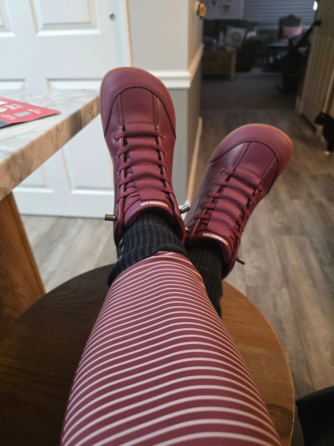 Customer photo review of Yew 2.0 - Barefoot Shoes