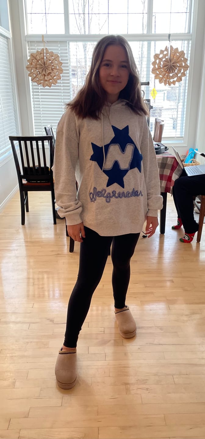 Customer photo review of Aelfric Eden Stellaris Embroidered Hoodie