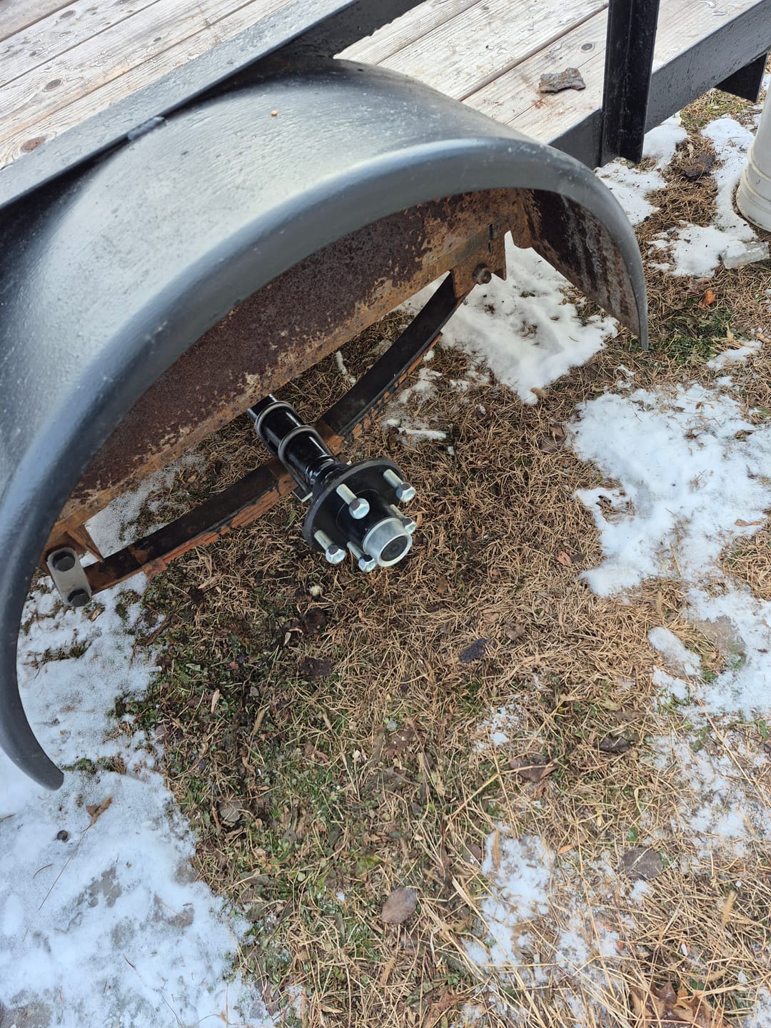 Customer photo review of 3/8 Inch Diameter U-Bolts - Round