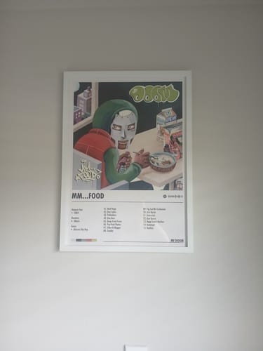 Customer photo review of MF DOOM - MM...FOOD | Album Cover Poster