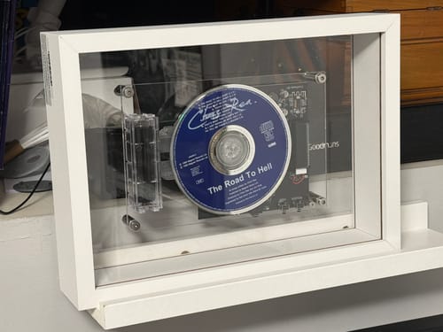 Customer photo review of M1 Music Frame CD Player