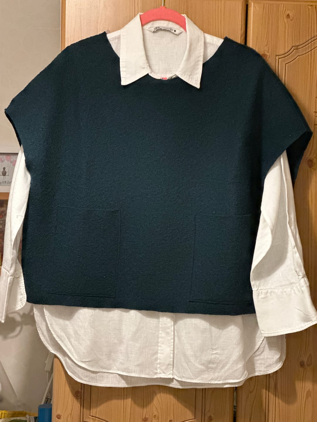 Customer photo review of Plain 100% Boiled Wool Fabric