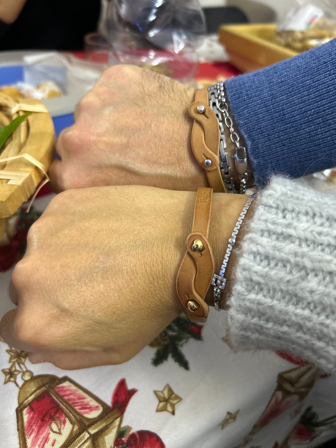Customer photo review of Bracciale pelle Noi Tulsi