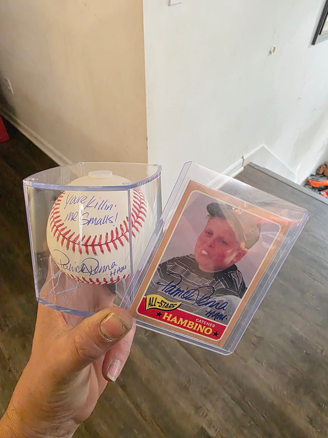 Customer photo review of Autographed Official MLB Baseball