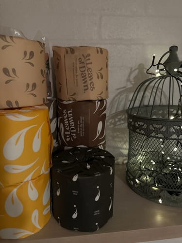 Customer photo review of 100% Bamboo Paper Towel - 2ply - 27 meters