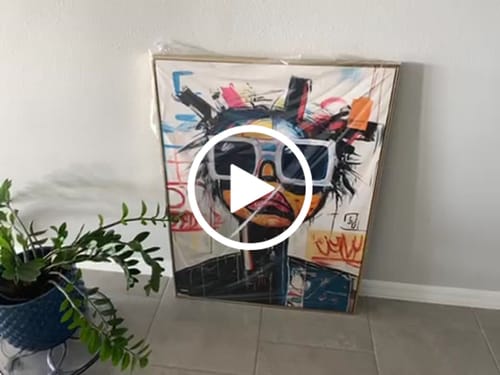 Customer review photo for Abstract Graffiti Art #GA098