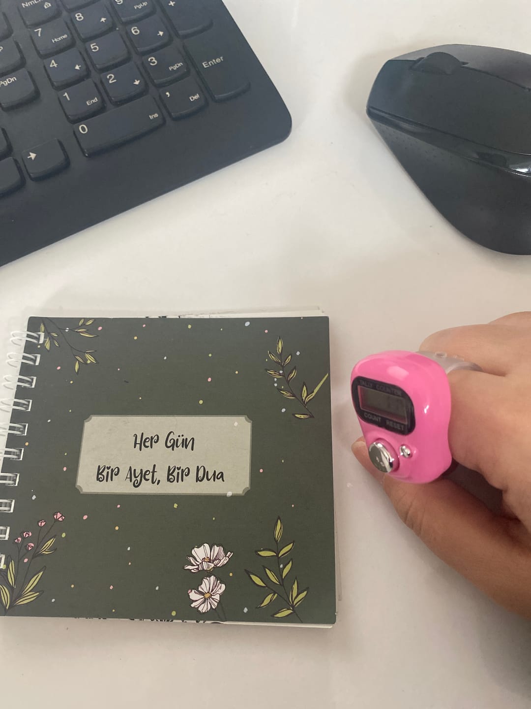 Customer photo review of Her Güne Bir Ayet Bir Dua Kitapçığı