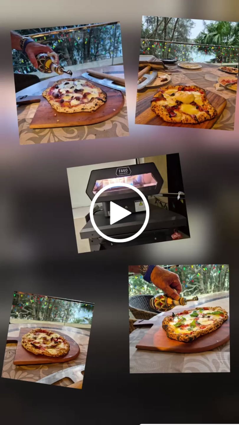 Customer video review of FAVO 17" Rotating Stone Pizza Oven