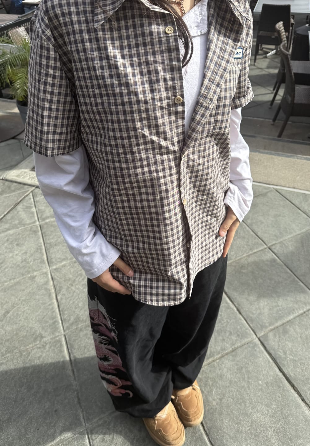 Customer photo review of Aelfric Eden Plaid Shirt