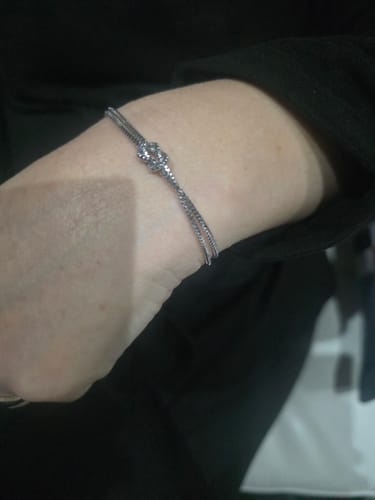 Customer photo review of Bracciale Nodo Ami in Argento 925