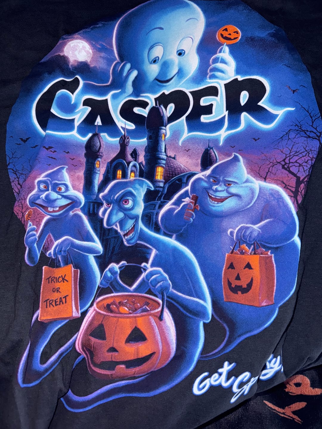 Customer photo review of CASPER (95) GET SPOOKY - T-SHIRT (COMFORT COLORS)