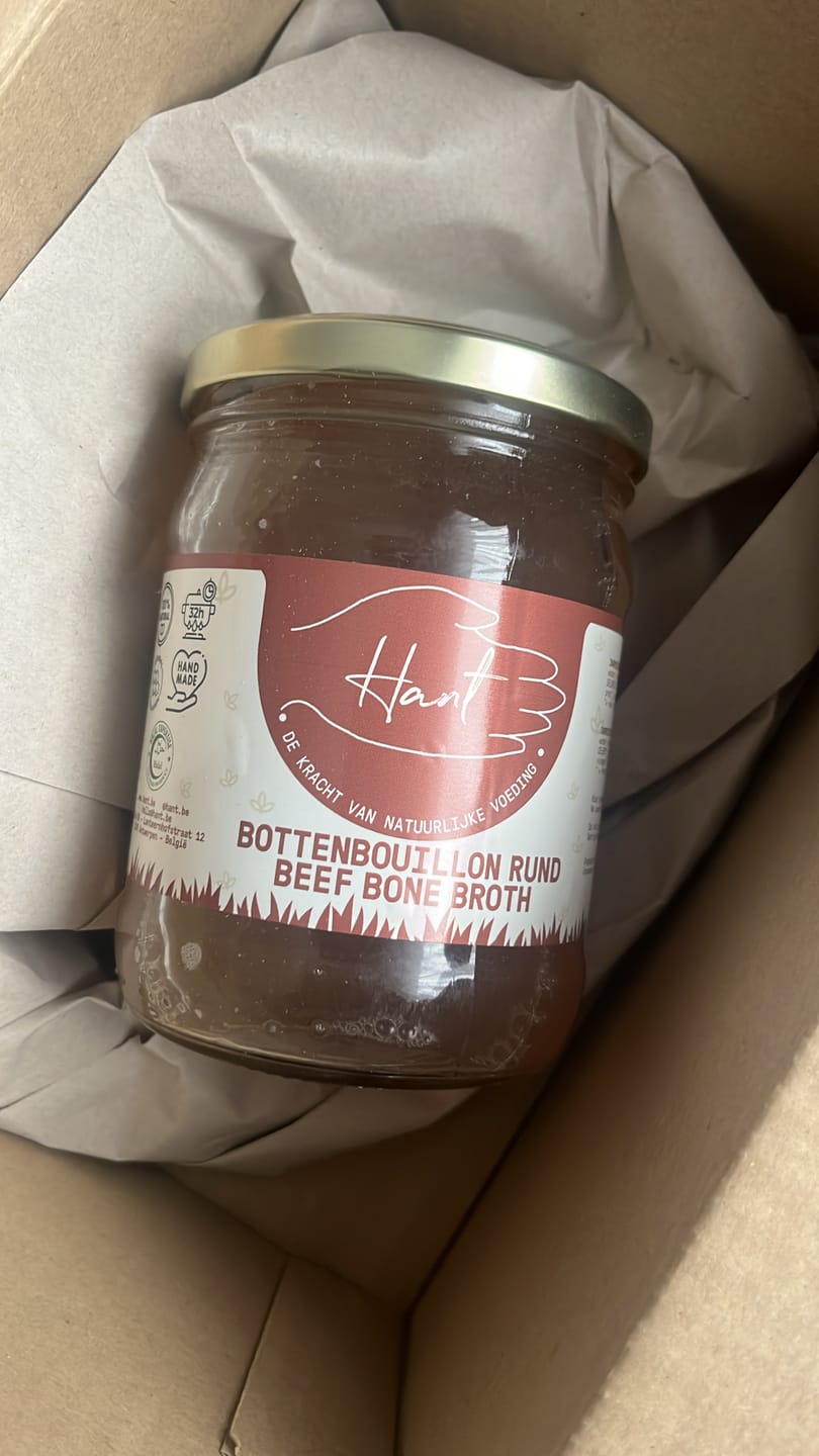 Customer photo review of Bottenbouillon - Rund - Bone Broth - Halal - Collageen - 400mL