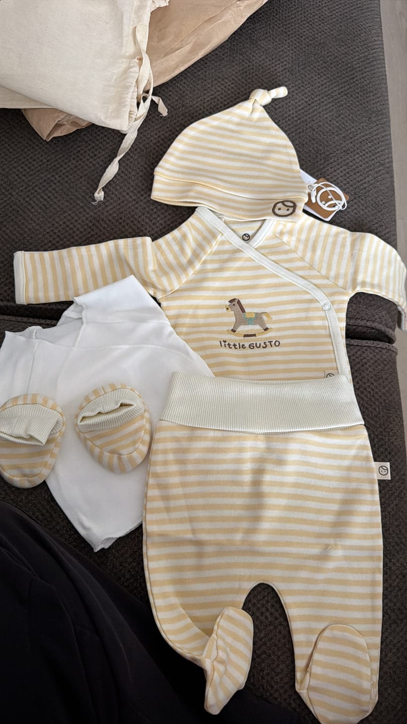 Customer photo review of Organik Pamuk 6'lı Playtime Hastane Çıkış Seti