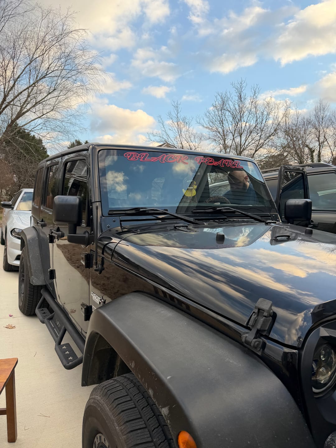 Customer photo review of Windshield Lettering
