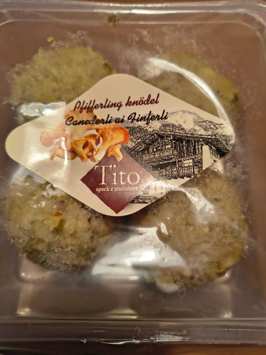 Customer photo review of Canederli ai finferli