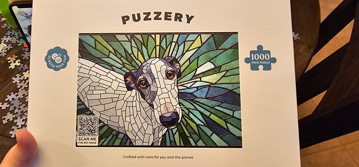 Customer photo review of Custom jigsaw puzzle