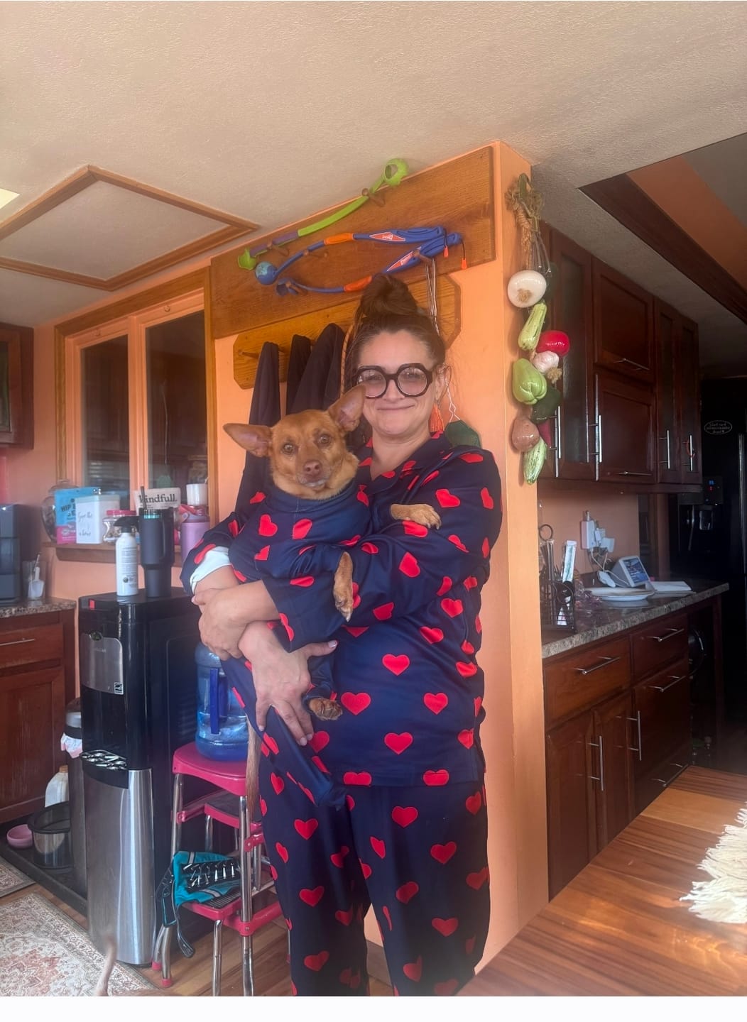 Customer photo review of Essential Human Hoodie - Dusty Pink