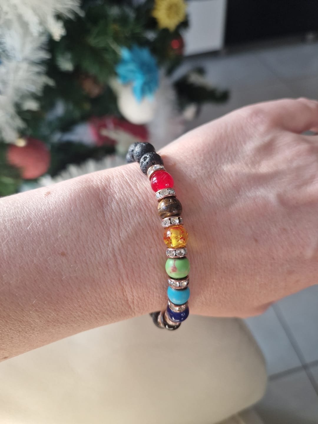 Customer photo review of 7 Chakren Aktivierungs Armband